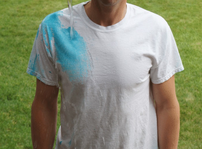 水に濡れると色が変わるtシャツ Splattertec スプラッターテック Kickstarter Fan