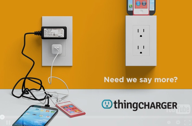 壁コンセントを スマホ充電器 コンセント に変える Thingcharger シングチャージャー Kickstarter Fan