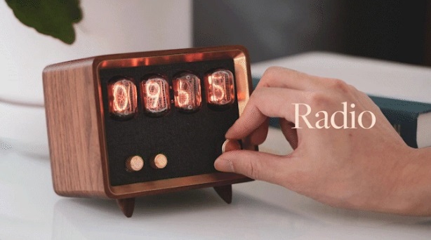 レトロ風味がおしゃれ? ニキシー管を使ったの目覚まし時計 Retio(レティオ) | Kickstarter fan!